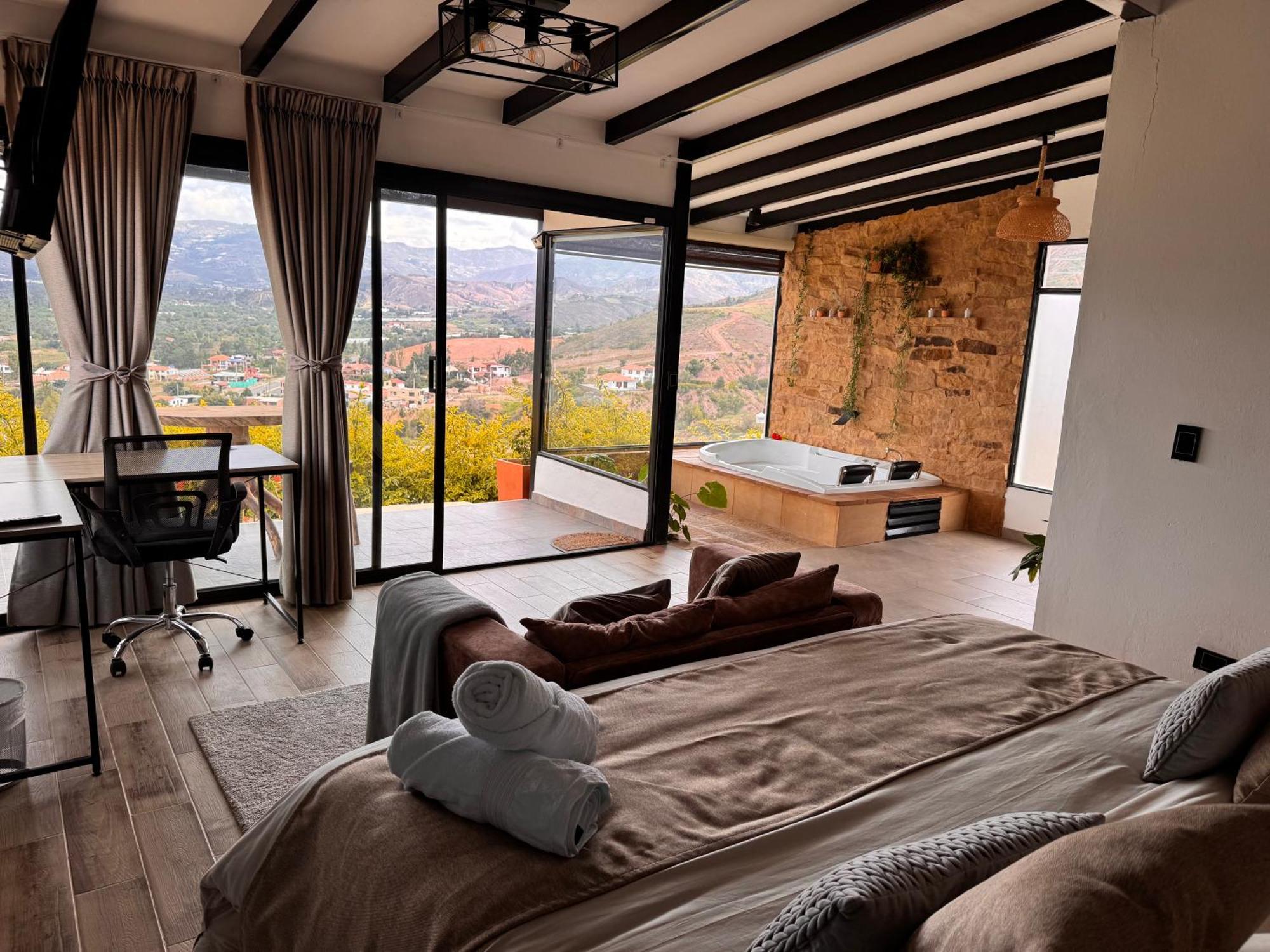 Glamping La Luna Mirador Jarana Villa De Leyva Eksteriør billede