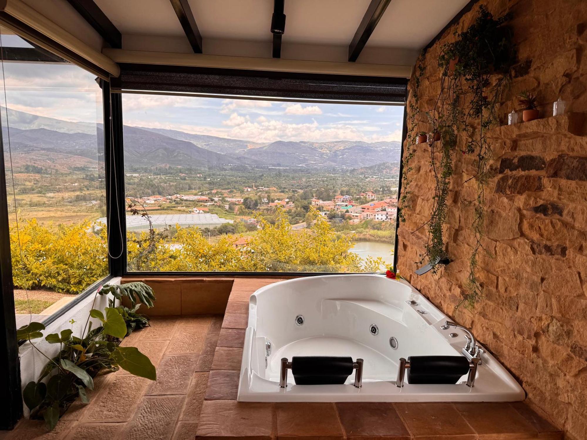 Glamping La Luna Mirador Jarana Villa De Leyva Eksteriør billede